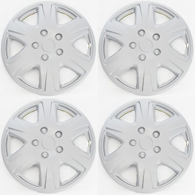 #ad Set Of 4 15quot; Hub Caps Wheel Covers Rim Cap Lug Cover fits Corolla Steel Wheels