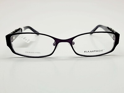 #ad 1 Unit New Rampage R181 Plum Eyeglasses Frames 51 17 135 #461
