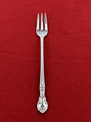 #ad Easterling 1944 American Classic Sterling Silver 5 5 8quot; Cocktail Fork