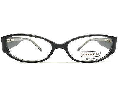 #ad #ad Coach Eyeglasses Frames LUCINDA 2011 BLACK Clear Silver Sparkly 49 15 120