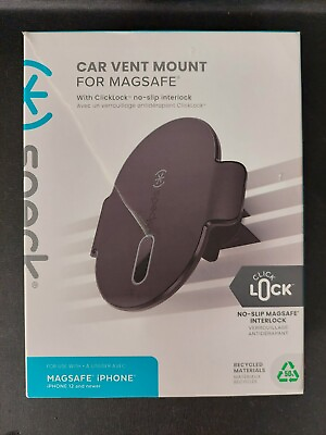 #ad Speck ClickLock Car Vent Mount for Apple iPhones with MagSafe Black