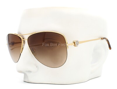 #ad Tiffany amp; Co TF 3021 6002 3B Semi Rimless Aviator Sunglasses Return to Tiffany