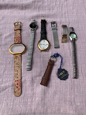 #ad Job Lot Watches amp; Watch Cases Straps amp; Bits NEXT amp; Reflex Brands Untested READ
