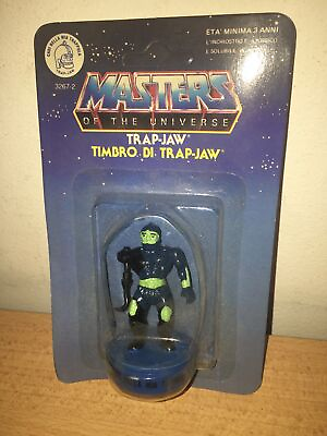 #ad Mattel Masters of Universe He Man Stamper STAMP Serie 1 TRAP JAW 2.5quot; MOC 1985