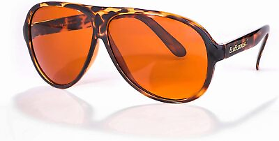 #ad BluBlocker Demi Tortoise Original Aviator Sunglasses with Scratch Resistant Len