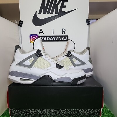 #ad Size 13 Jordan 4 Retro White Cement 2012 with Rep Box