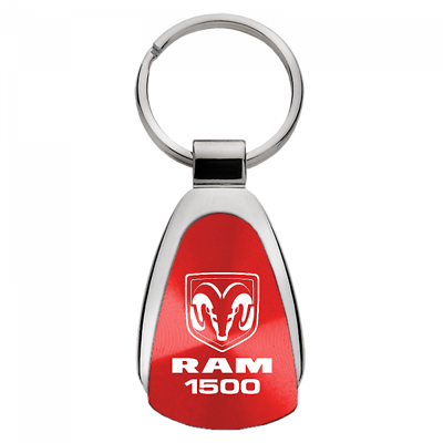 #ad RAM 1500 Red Teardrop Authentic Logo Key Chain Fob Ring Official Licensed