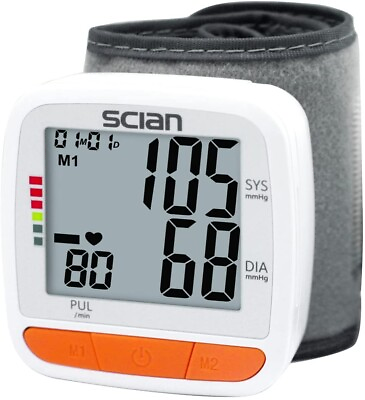 #ad Scian LCD Digital Wrist Blood Pressure Monitor BP Cuff Automatic Machine Tester $12.29