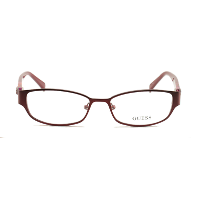 #ad Guess Womens Eyeglasses GU 2412 O92 Satin Red 52 16 135 Frames Rectangle
