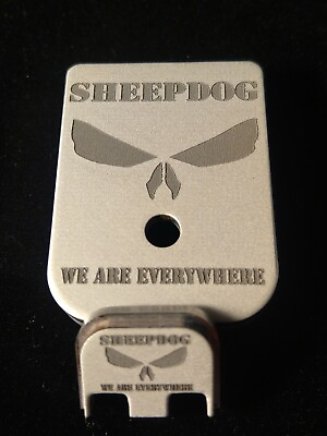 #ad Rear Slide Plate Cover Magazine Base Plate Fit ALL Glock Sheep Dog Everywhere