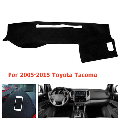 #ad Car Dashboard Dash Mat Cover Sun Visor Pad BLACK for Toyota Tacoma 2005 2015