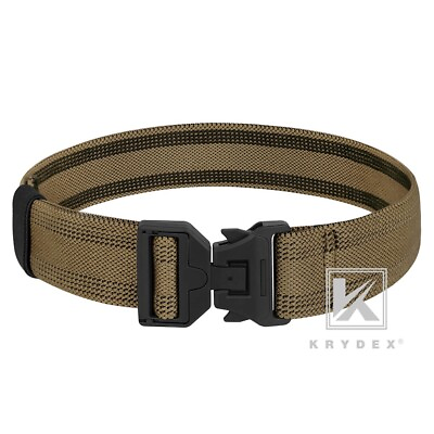 #ad KRYDEX Tactical Thigh Strap Elastic Leg Strap Quick Release Magnetic T Buckle CB
