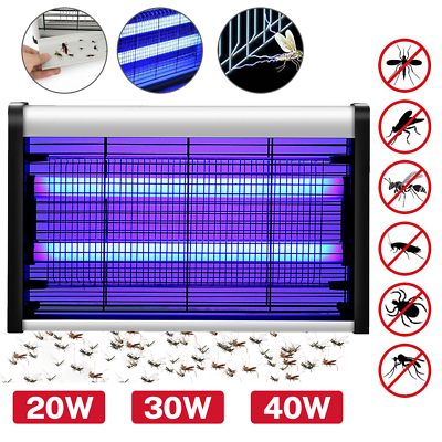#ad Mosquito Fly Bug Insect Zapper Killer Indoor Outdoor Electronic Light Trap Lamp