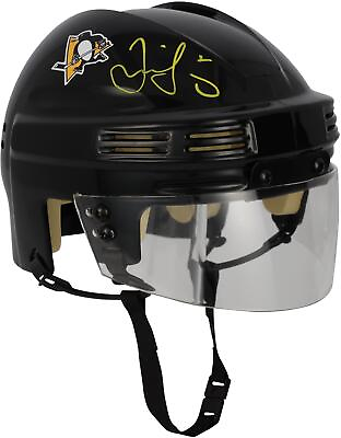 #ad Jaromir Jagr Pittsburgh Penguins Autographed Black Mini Helmet