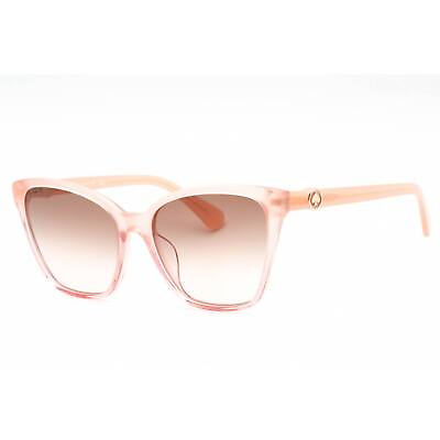 #ad Kate Spade Women#x27;s Sunglasses Brown Pink Sf Lens Peach Frame AMIYAH G S 0733 M2