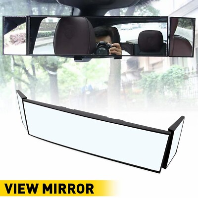 #ad Car Large Rear Vision Interior View Mirror Wide Blindspot Angle Truck Van Pickup