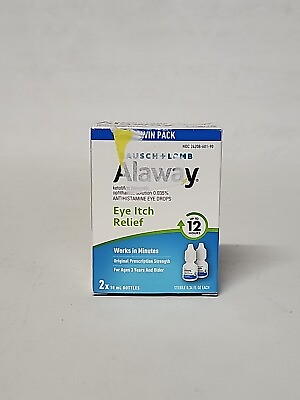 #ad Bausch amp; Lomb Alaway Eye Itch Relief Drops 0.34 Fl. oz Twin Pack