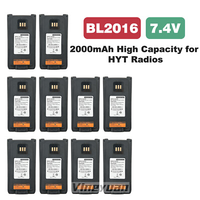 #ad 100PC BL2016 Replacement 2000mAh Li ion Battery for Hytera PD985 PD985U Radio
