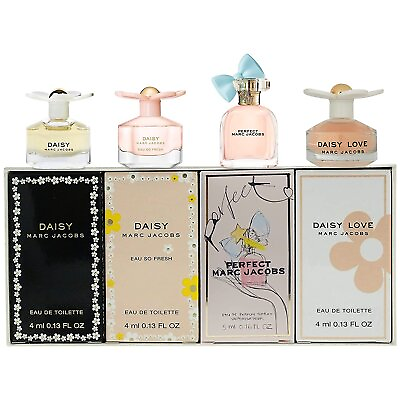 #ad Marc Jacobs 4 Pieces for Women Mini Gift Set 0.55 Ounce $63.72