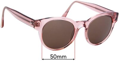 #ad SFx Replacement Sunglass Lenses Fits Bailey Nelson Carole 50mm Wide