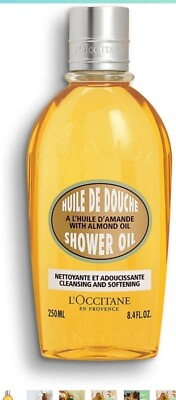 #ad L#x27;Occitane Almond Cleansing amp; Softening Shower Oil Full Size 250 mL 8.4 oz