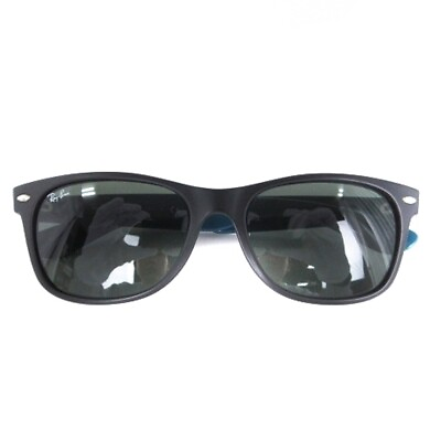 #ad Ray Ban Wayfarer Sunglasses Wellington Black Blue