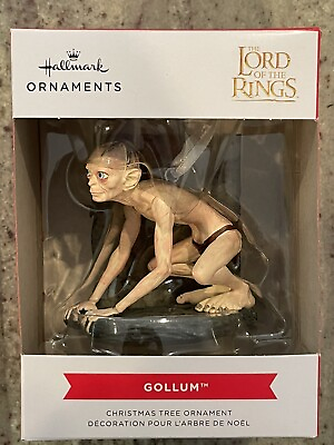 #ad Hallmark Lord of The Rings Gollum Christmas Ornament NEW