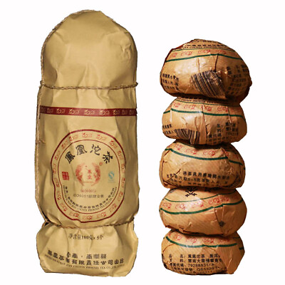 #ad 500g（100g*5）Ripe Tuocha Premium Yunnan Puer tea 普洱茶 熟茶沱茶 南涧凤凰沱茶