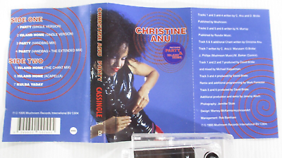 #ad Christine Anu Party Cassingle Tape 1995 Mushroom Records 7 Tracks Tested VGC