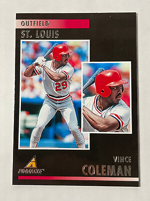 #ad Vince Coleman 2023 Panini Chronicles Pinnacle #22 St Louis Cardinals