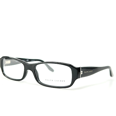 #ad Ralph Lauren Eyeglasses RL6121B 5001 Black Rectangular Frames 50 16 140 mm