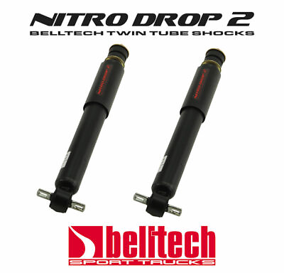 #ad 99 06 2wd Silverado Sierra Nitro Drop 2 Front Shocks 0quot; 2quot; Drop Pair Belltech