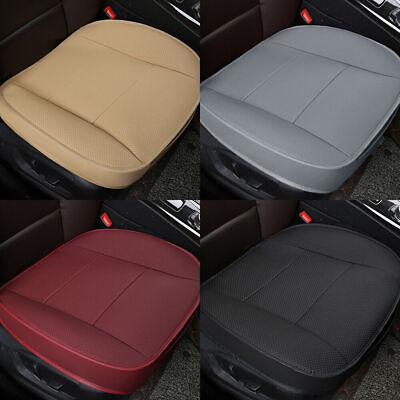 #ad PU Leather Car Front Seat Cushion Cover Protector Mat Full Surround Universal