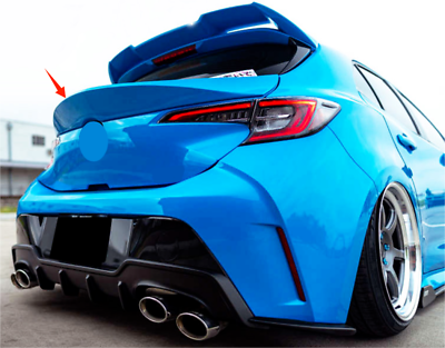 #ad Rear Mid Unpainted Spoiler Wing For 2019 2023 Toyota Corolla Hatchback 5DR New