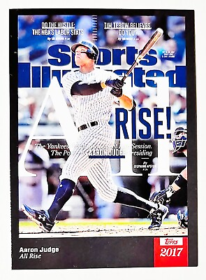 #ad 2021 Topps Sports Illustrated #18 Aaron Judge   New York Yankees