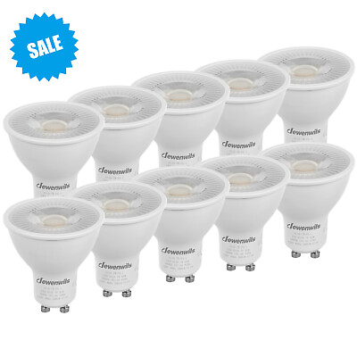 #ad DEWENWILS 10 Pack GU10 LED Dimmable Bulb Warm White Track Light Bulb 3000K $18.99