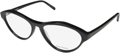 #ad Vera Wang V369 Cat Eye Shape Handmade Exclusive Line Rare Eyeglass Black