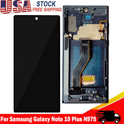#ad For Samsung Galaxy Note 10 Plus 10 SM N975 N976 LCD Display Touch ScreenFrame
