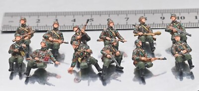 #ad Sanrong 1 72 German Camouflage 12 Soldier Model（Tanks not included）