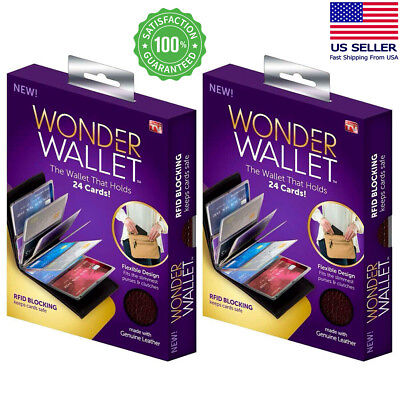 #ad NEW Wonder Wallet Amazing Slim RFID Wallet Men Women Wallet credit card holder