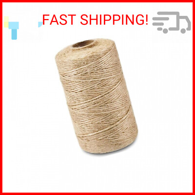 #ad SMARTamp;CASUAL 328Ft Jute Twine String Thin Natural Hemp Twine for Gift Wrapping C