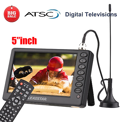 #ad 5quot;in Portable Digital ATSC TV Television HD Video Player Support FM USB TF U3V5