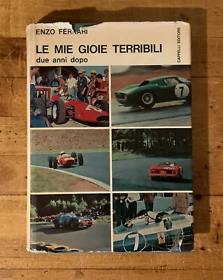 #ad Original Ferrari Le Mie Gioie Terribili Enzo Ferrari Presentation Book Italian