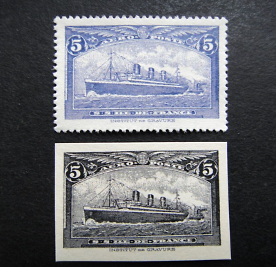#ad France 1928 Stamps MNH Unissued Ile de France set