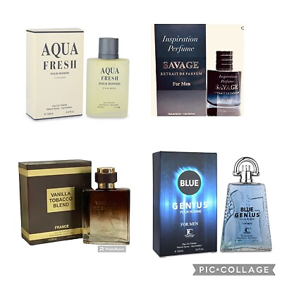#ad mens cologne lot Of 4 All 3.4fl.oz Free Shipping