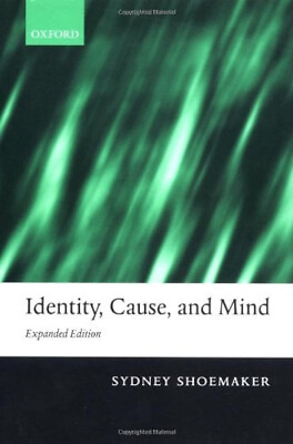 #ad Identity Cause and Mind : Philosophical Essays Paperback Sydney
