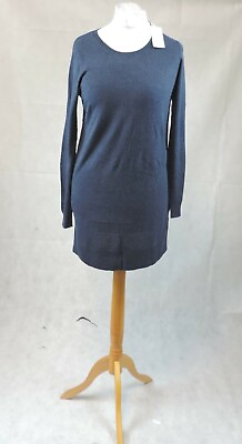 #ad The White Company Textured Side Split Knit Tunic Size 12 Uk Rrp £89 CR022 AA 05