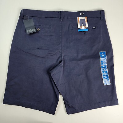 #ad NWT Gap Vintage Shorts Mood Indigo Blue Size 38 Inseam 10 inches MSRP 54.50