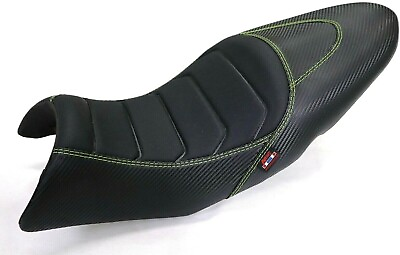 #ad REPLACEMENT SEAT COMPLETE FOR KAWASAKI Z125 PRO 2017 PRESENT GREEN STITCHING