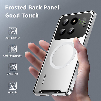 #ad For Xiaomi 14 Pro Luxury Magnetic Shockproof Aluminum Metal Bumper Cover Case
